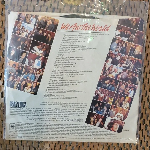 2/$8 VINYL We Are the World and Grace 45 EP - Picture 2 of 4